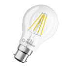 Ledvance - LED Lyspære CL A B22d 470 lm, 2700 K, Ra≥80, vinkel 300 ° IP20 ikke dim Klar 15000 T.