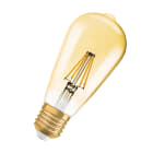 Ledvance - LED Lyspære 1906 E27 410 lm, 2400 K, Ra≥80, vinkel 300 ° IP20 ikke dim Klar 15000 T.