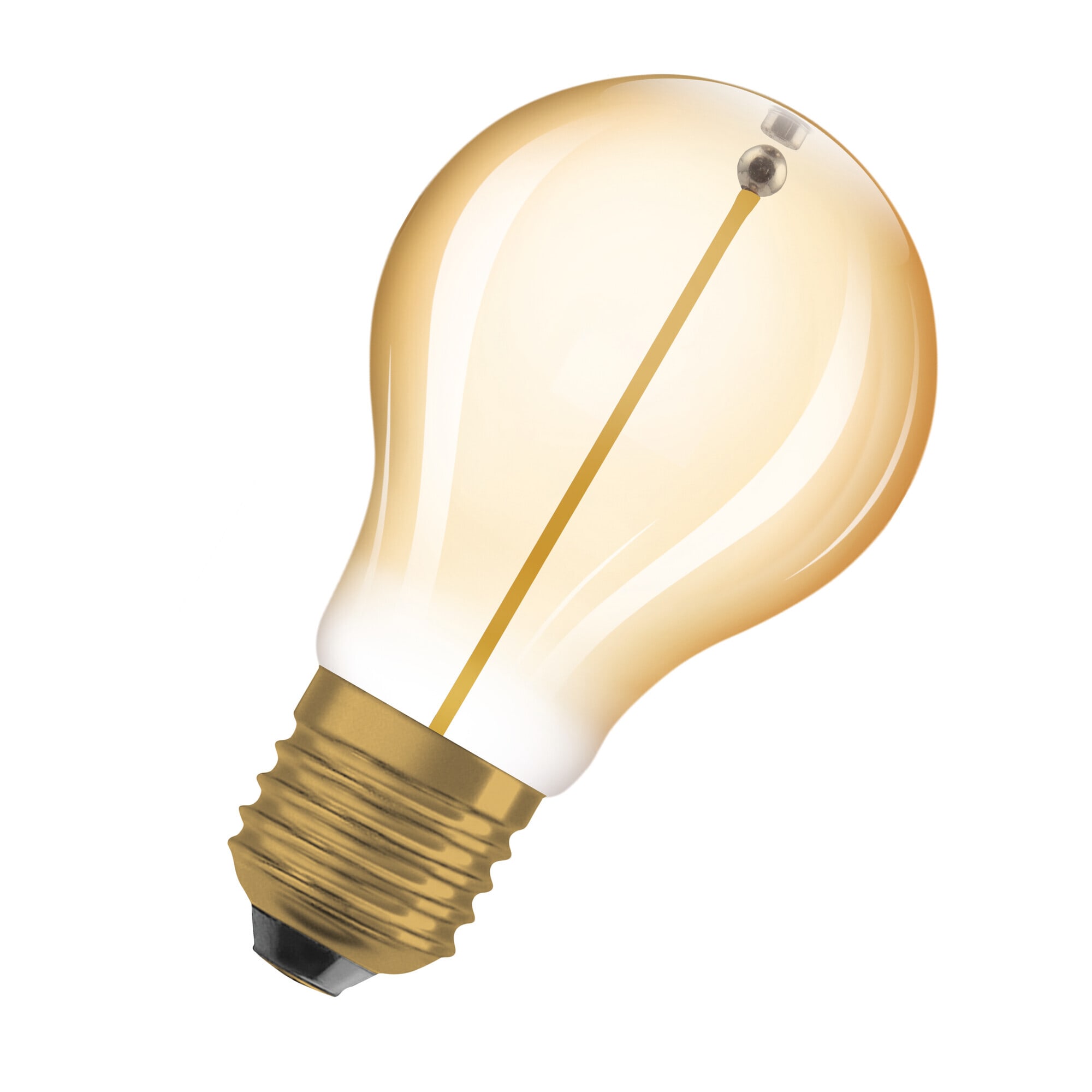 Ledvance - LED Lyspære Magnet E27 80 lm, 2700k, Ra≥80, vinkel 320 ° IP20  ikke dim,  Gull 15000 T.