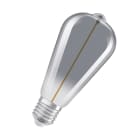 Ledvance - LED Lyspære Magnet 2.2w E27 60 lm, 1800k, Ra≥80, vinkel 320 ° IP20 ikke dim, Smoke 15000 T.
