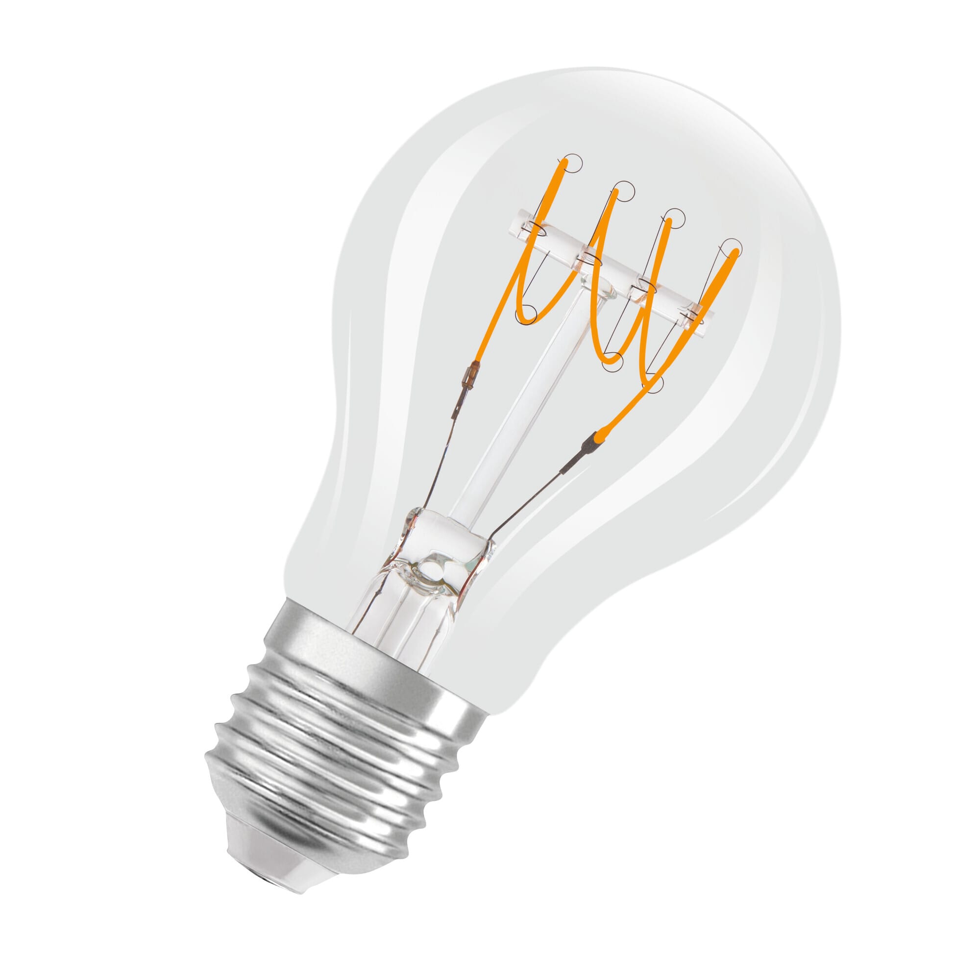 Ledvance - LED Lyspære 4.8w Ultratynn Filament E27 470 lm, 2700k, Ra≥80, vinkel 320 ° IP20  Dimbar KLAR 15000T.