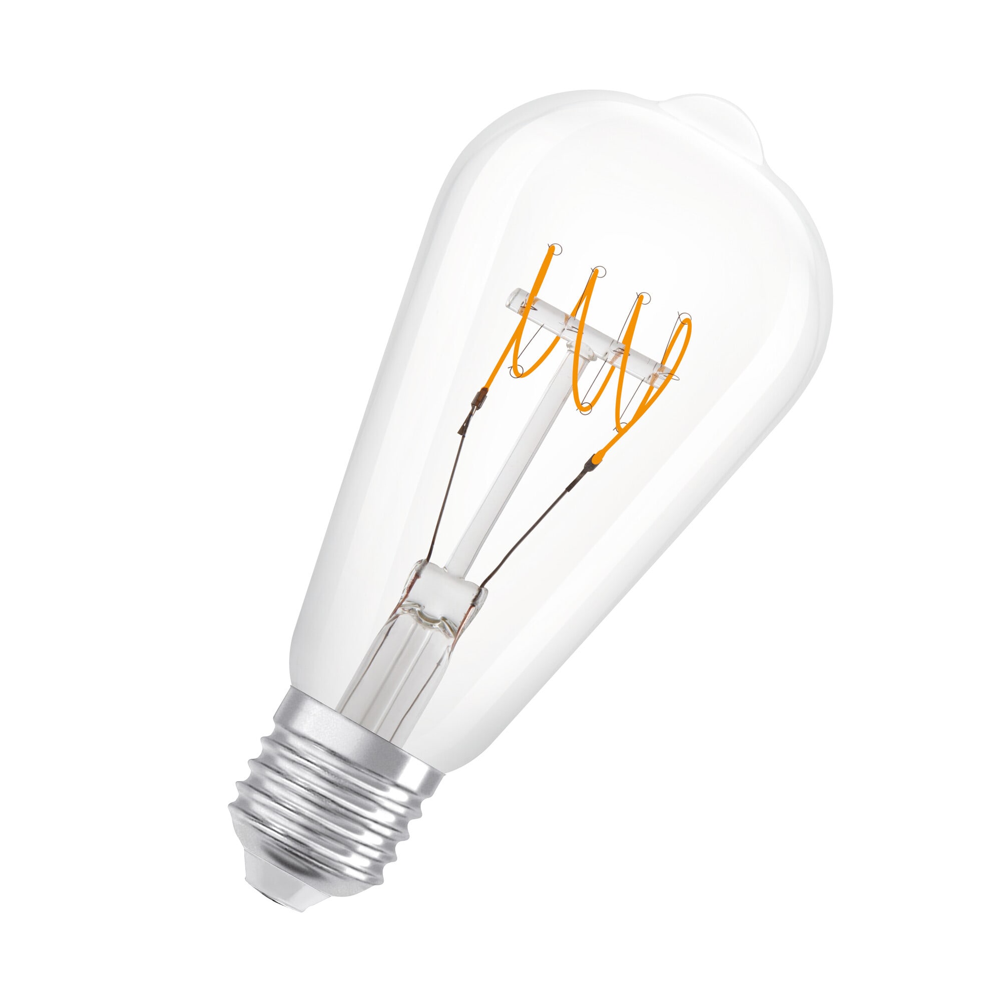 Ledvance - LED Lyspære 4.8w Ultratynn Filament E27 470lm, 2700k, Ra≥80, vinkel 320 ° IP20  Dimbar KLAR 15000T.