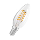 Ledvance - LED Lyspære 4.8w Ultratynn Filament E14 470lm, 2700k, Ra≥80, vinkel 320 ° IP20 Dimbar KLAR 15000T.