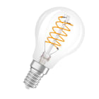 Ledvance - LED Lyspære 4.8w Ultratynn Filament E14 470lm, 2700k, Ra≥80, vinkel 320 ° IP20 Dimbar KLAR 15000T.