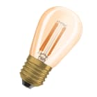 Ledvance - LED Lyspære 4.8w Ultratynn Filament E27 360lm, 2200k, Ra≥80, vinkel 320 ° IP20 Dimbar Gull 15000T.