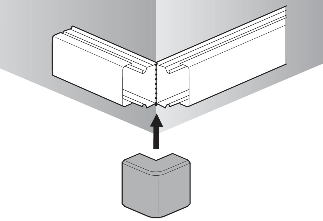 Legrand - Ytterhjørne 60x20mm