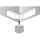 Legrand - Ytterhjørne 60x20mm