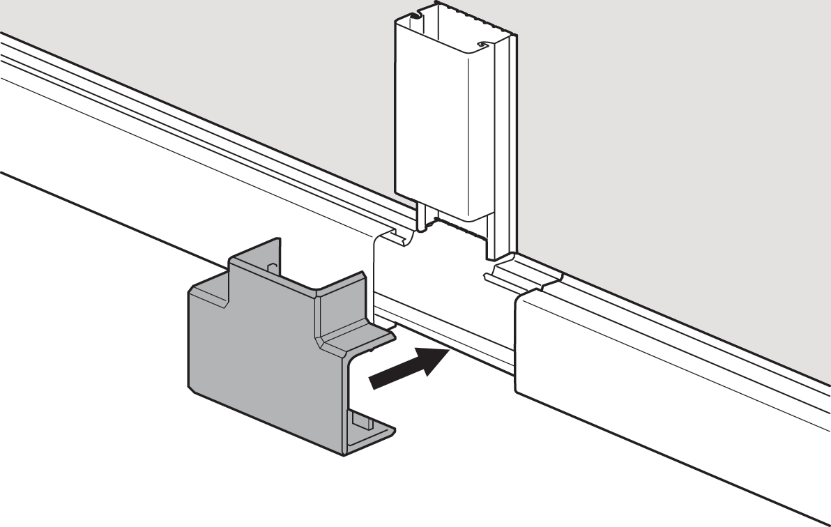 Legrand - T-skjøt 40x16mm