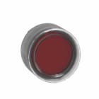 Schneider Electric - Lystrykknapphode i metall for LED med klar silikonhette, fjærretur og plan trykflate i rød farge