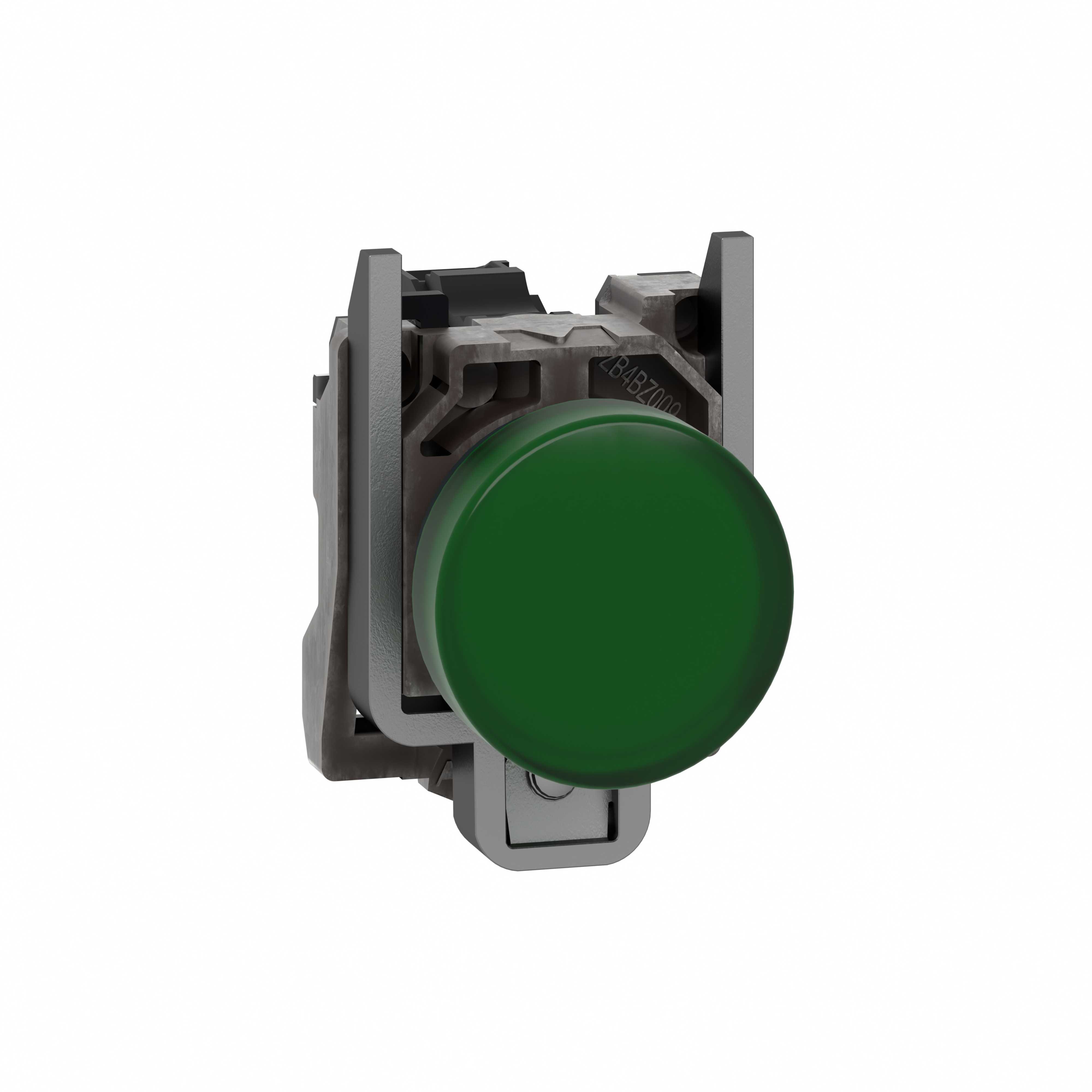 Schneider Electric - Signallampe komplett med LED i grønn farge og 24VAC/DC forsyning