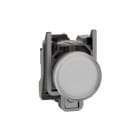 Schneider Electric - Signallampe komplett med LED i hvit farge og 110-120VAC forsyning