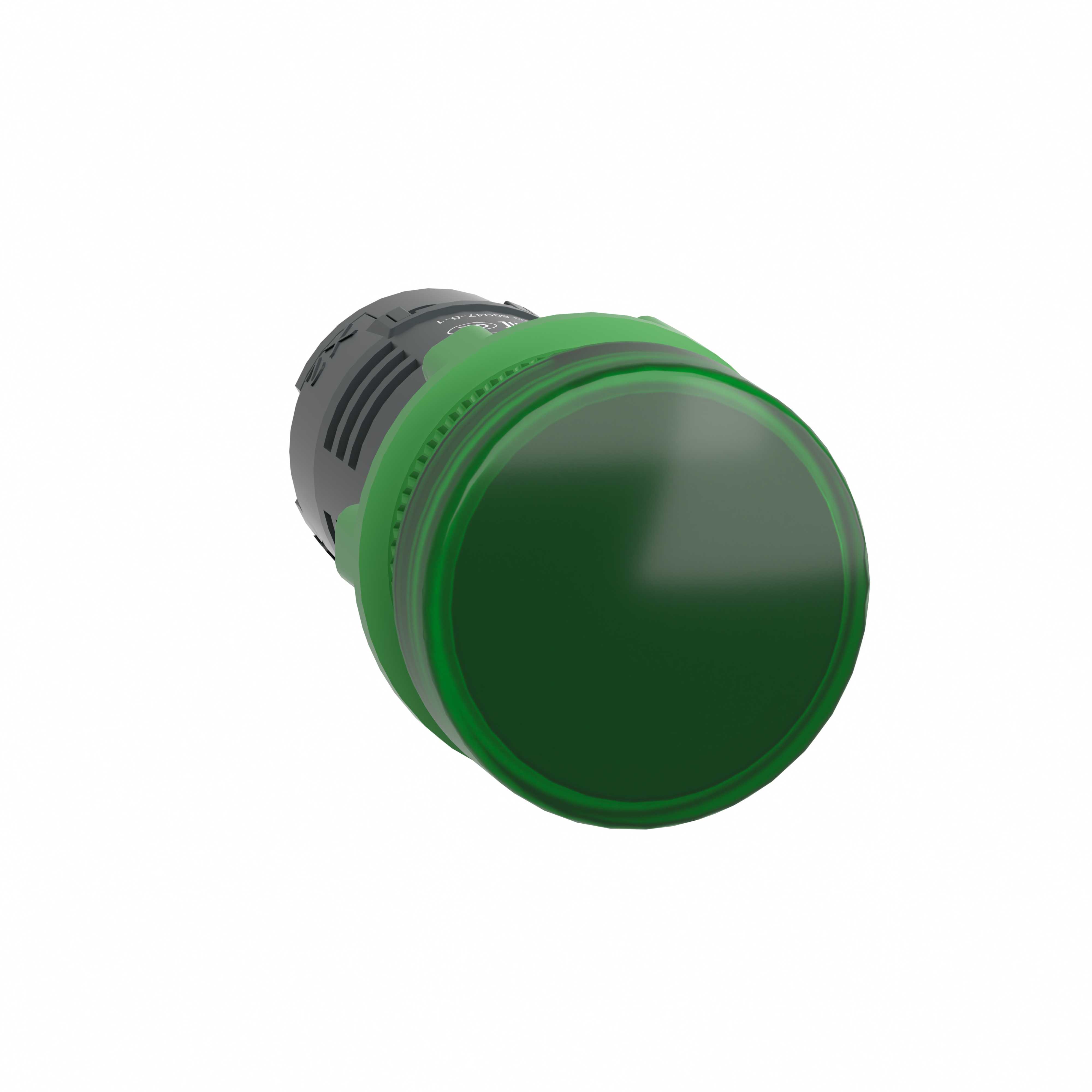 Schneider Electric - Signallampe helstøpt med sterk LED i grønn farge 24VAC/DC forsyning