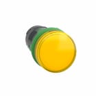 Schneider Electric - Signallampe helstøpt med sterk LED i gul farge 230-240VAC forsyning