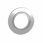 Schneider Electric - Lystrykknapphode flush i metall for LED med trykk/trykk og opphøyd trykflate i hvit farge