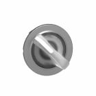Schneider Electric - Venderhode flush i metall for LED med 2 faste posisjoner i hvit farge