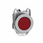 Schneider Electric - Signallampe komplett flush med LED i rød farge og 24VAC/DC forsyning