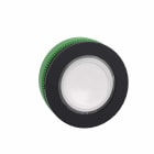 Schneider Electric - Signallampehode flush i plast for LED med linjse i hvit farge