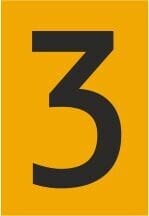 Melbye - Tall - 3, selvklebende reflek