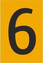 Melbye - Tall - 6, selvklebende reflek