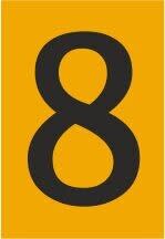 Melbye - Tall - 8, selvklebende reflek