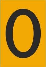 Melbye - Bokstav - O, selvklebende ref