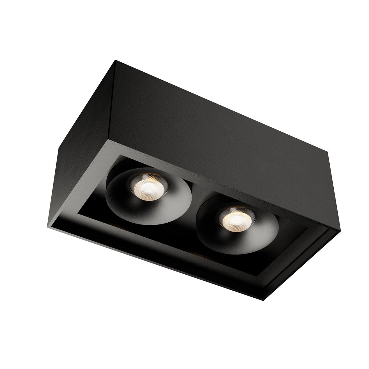 Q-Light - EYEBALL CABINO DUO S233 2X600 LS 927 MB 2X8W SVART TE