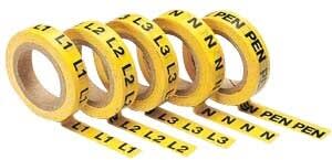 NITTO - Tape Nitto L3 12mmx10m Gul/Sort