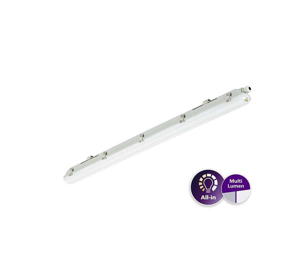 Philips - WT065C LED 2900-4800LM/840 TETT MULTILM IP65 GJKOBL 120CM