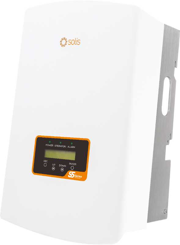 Keno Energy AS - Solis inverter 5kW/230v 3fase S5-GR3P5K-LV