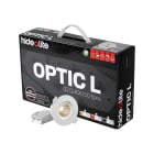 Hide-a-lite - OPTIC G2 L QUICK ISO 6-PACK HVIT 36° 3000K (Pris pr pk.)