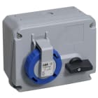 Hauge - IPS CRITICAL&SAFE CUBV 363MHS9W STIKKONTAKT MED BRYTER IP67
