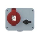 Hauge - IPS CRITICAL&SAFE CUBE 316MHS11 STIKKONTAKT MED BRYTER IP44