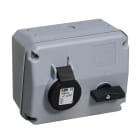 Hauge - IPS CRITICAL&SAFE CUBE 316MHS7 STIKKONTAKT MED BRYTER IP44