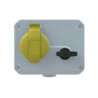 Hauge - IPS CRITICAL&SAFE CUBE 316MHS4 STIKKONTAKT MED BRYTER IP44