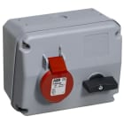 Hauge - IPS CRITICAL&SAFE CUBE 416MHS6 STIKKONTAKT MED BRYTER IP44
