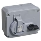 Hauge - IPS CRITICAL&SAFE CUBV 216MHS1W STIKKONTAKT MED BRYTER IP67