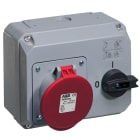 Hauge - IPS CRITICAL&SAFE CUBE 463MHS6 STIKKONTAKT MED BRYTER IP44
