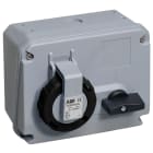 Hauge - IPS CRITICAL&SAFE CUBV 332MHS5W STIKKONTAKT MED BRYTER IP67
