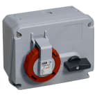 Hauge - IPS CRITICAL&SAFE CUBV 332MHS3W STIKKONTAKT MED BRYTER IP67