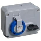 Hauge - IPS CRITICAL&SAFE CUBV 232MHS6W STIKKONTAKT MED BRYTER IP67