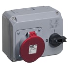 Hauge - IPS CRITICAL&SAFE CUBE 363MHS6 STIKKONTAKT MED BRYTER IP44