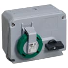 Hauge - IPS CRITICAL&SAFE CUBV 416MHS2W STIKKONTAKT MED BRYTER IP67