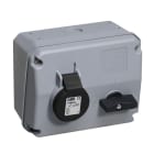 Hauge - IPS CRITICAL&SAFE CUBE 316MHS5 STIKKONTAKT MED BRYTER IP44