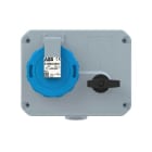 Hauge - IPS CRITICAL&SAFE CUBV 316MHS9W STIKKONTAKT MED BRYTER IP67
