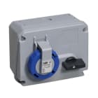 Hauge - IPS CRITICAL&SAFE CUBV 216MHS6W STIKKONTAKT MED BRYTER IP67