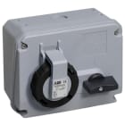 Hauge - IPS CRITICAL&SAFE CUBV 363MHS5W STIKKONTAKT MED BRYTER IP67