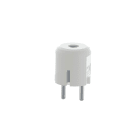 TradeForce - Støpsel m/j Rett innf. hvit 16A/250V IP20 Sonepar