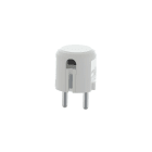 TradeForce - Støpsel m/j sideinnf. hvit 16A/250V IP20 Sonepar