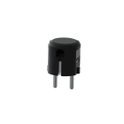 TradeForce - Støpsel m/j sideinnf. sort 16A/250V IP20 Sonepar