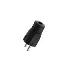 TradeForce - Støpsel m/j strekkavl. sort 16A/250V IP20 Sonepar